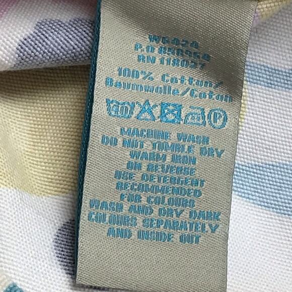 Boden Floral Painted Print A Line Pencil Skirt Cream Pink Blue Tulip sz 8 - Picture 4 of 6